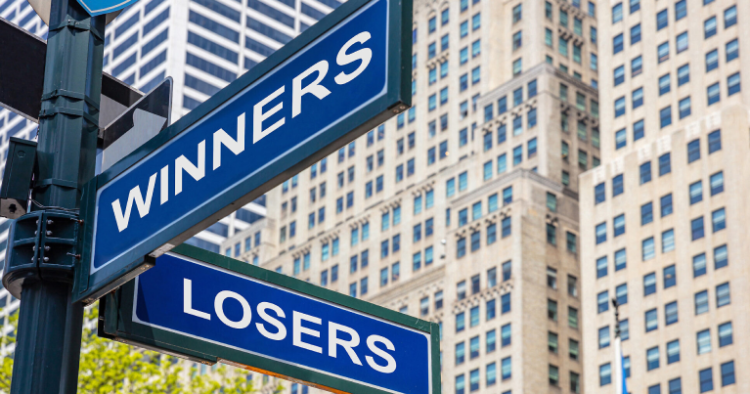 გამარჯვებულები და დამარცხებულები საფონდო ბირჟის ვარდნის პერიოდში
