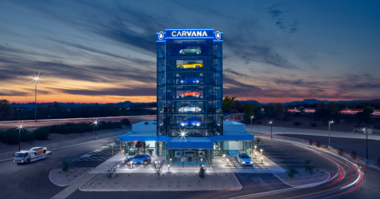 გუშინ Carvana-ს აქციების ფასი თითქმის 14%-ით გაიზარდა